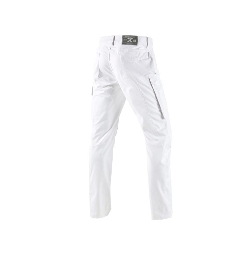 Pracovní kalhoty: Kalhoty do pasu e.s.motion ten + bílá 3