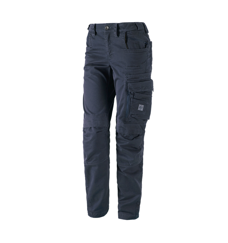 Pracovní kalhoty: Kalhoty do pasu e.s.motion ten, dámská + břidlicová modrá 2