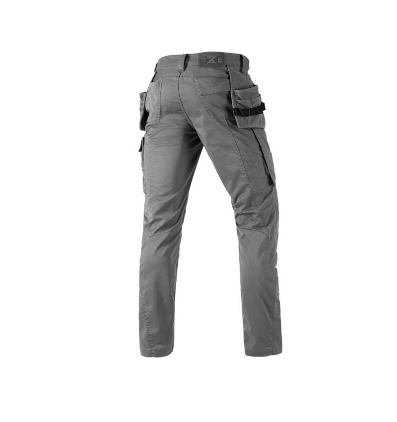 Pracovní kalhoty: Kalhoty do pasu e.s.motion ten tool-pouch + granitová 2