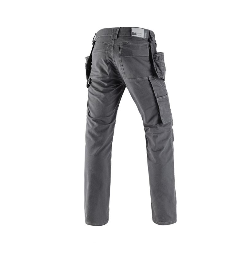 Truhlář / Stolař: Kalhoty s pouzdrovými kapsami e.s.vintage + cínová 3