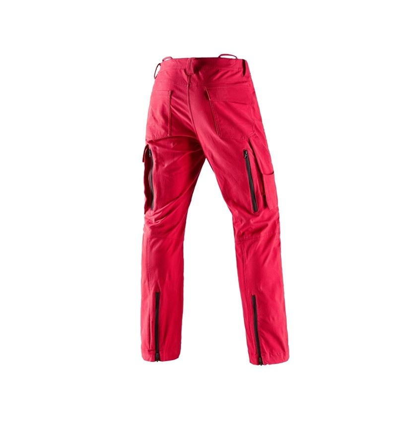 Pracovní kalhoty: Lesnické protip. kalhoty do pasu e.s.cotton touch + ohnivě červená 3