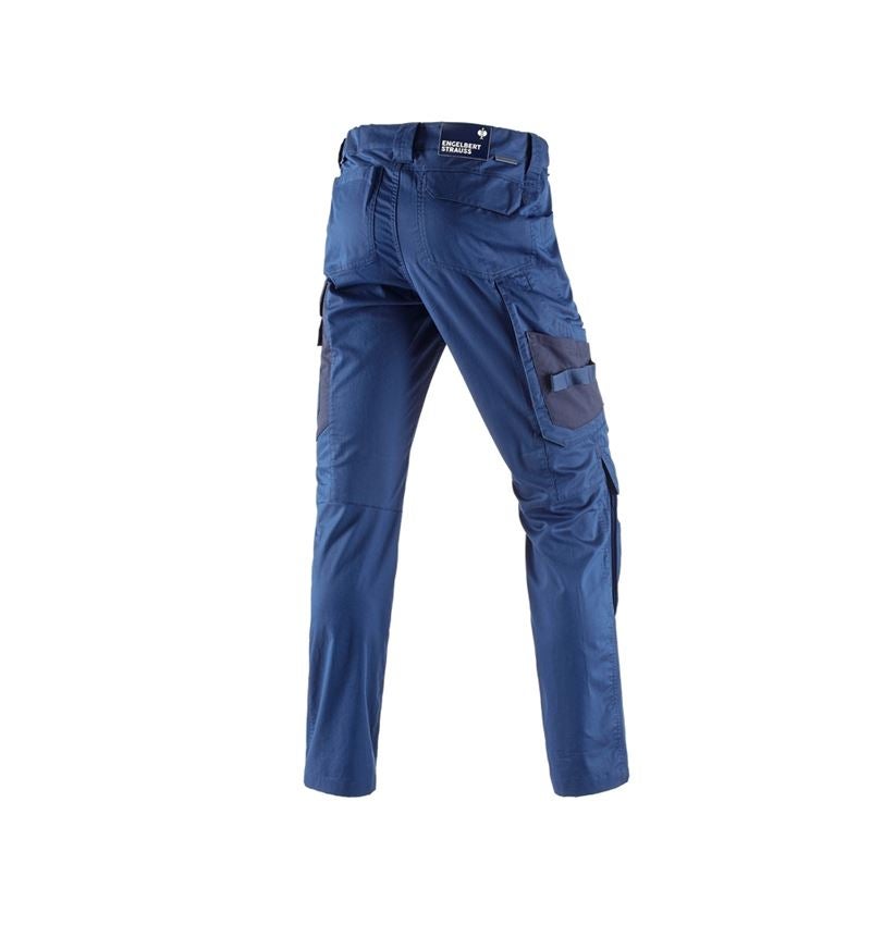 Pracovní kalhoty: Kalhoty do pasu e.s.concrete light + alkalická modrá/hlubinná modrá 4