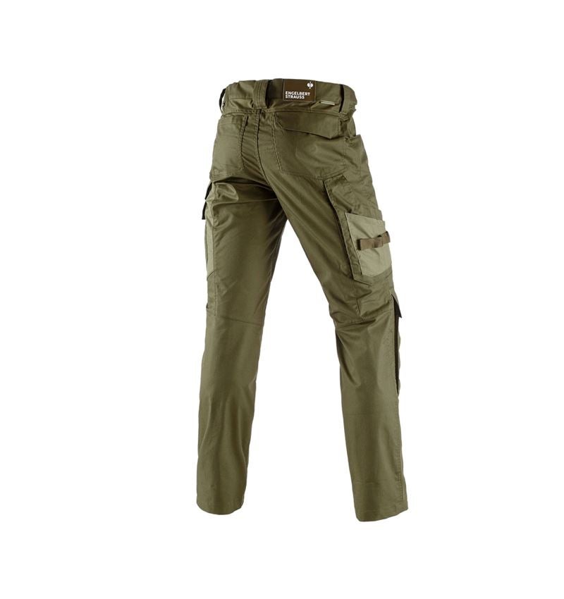 Pracovní kalhoty: Kalhoty do pasu e.s.concrete light + bahnitá zelená/kavylová zelená 4
