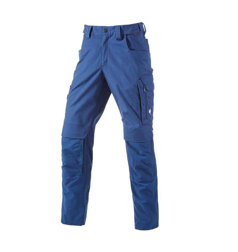 Pracovní kalhoty: Kalhoty do pasu e.s.concrete solid + alkalická modrá 2