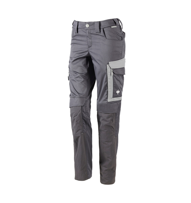 Pracovní kalhoty: Kalhoty do pasu e.s.concrete light, dámská + antracit/perlově šedá 2