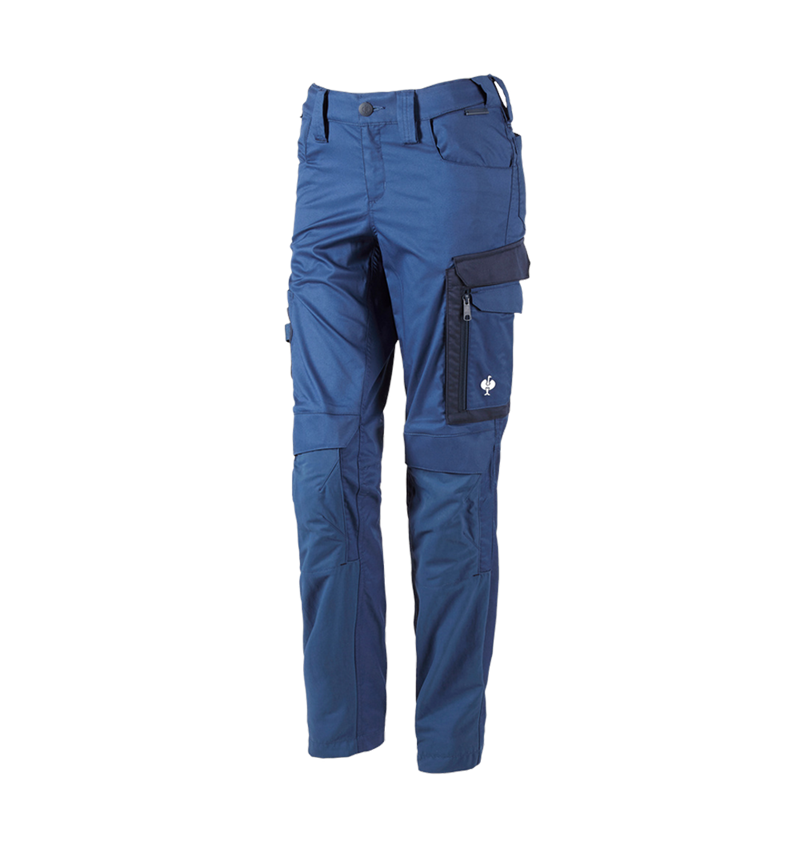 Témata: Kalhoty do pasu e.s.concrete light, dámská + alkalická modrá/hlubinněmodrá 2