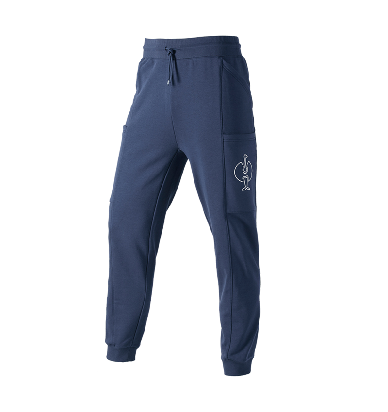 Doplňky: Teplákové kalhoty e.s.trail + hlubinná modrá/bílá 3