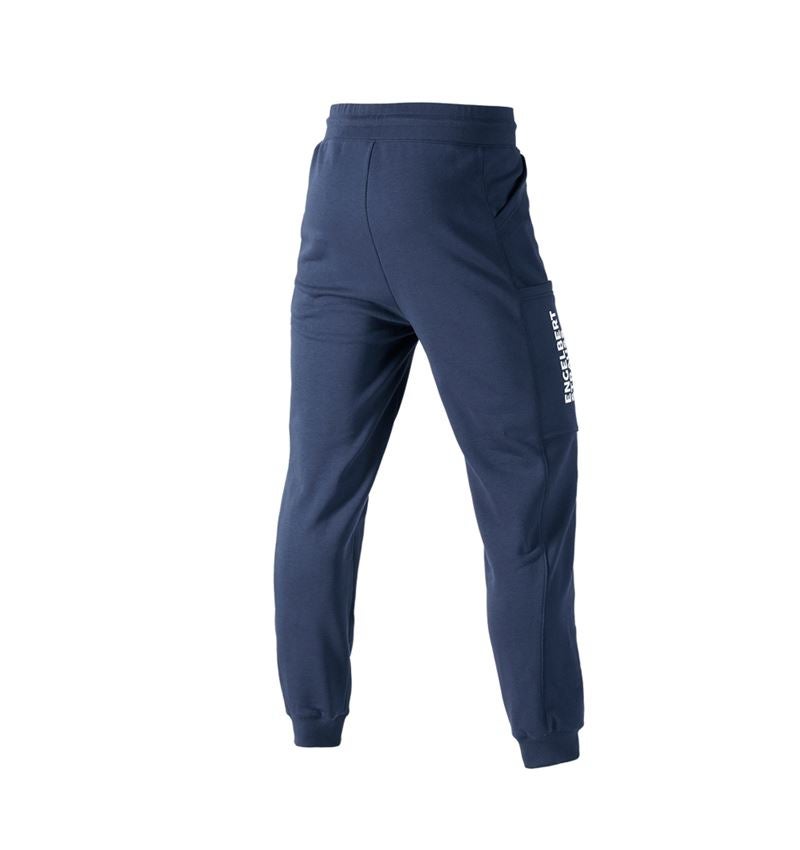 Doplňky: Teplákové kalhoty e.s.trail + hlubinná modrá/bílá 4
