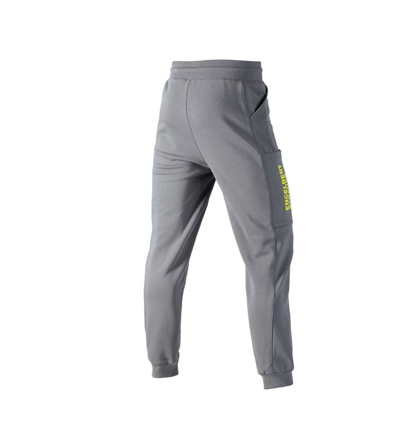 Doplňky: Teplákové kalhoty e.s.trail + čedičově šedá/acidově žlutá 3