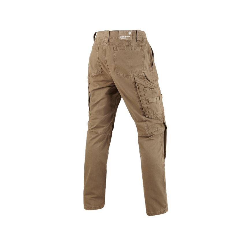 Pracovní kalhoty: Kalhoty do pasu e.s.botanica + přírodní béžová 3