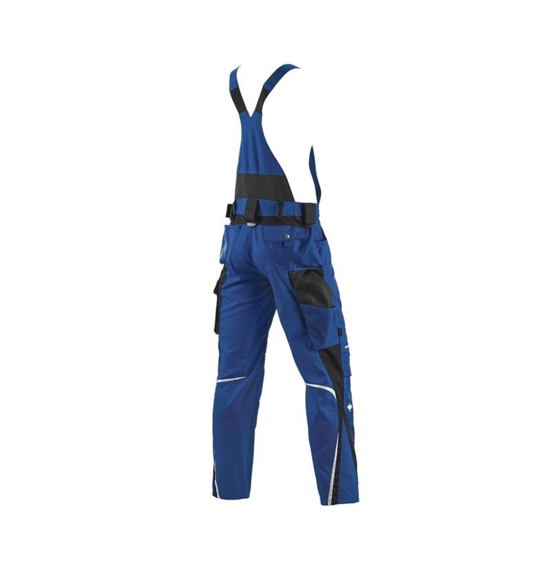 Instalatéři: Zimní kalhoty s laclem e.s.motion + modrá chrpa/černá 3
