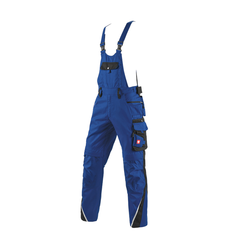 Pracovní kalhoty: Zimní kalhoty s laclem e.s.motion + modrá chrpa/černá 2