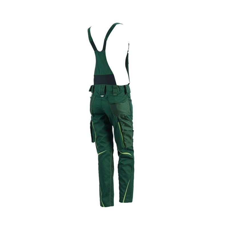 Pracovní kalhoty: Dámské kalhoty s laclem e.s.motion 2020 + zelená/mořská zelená 3