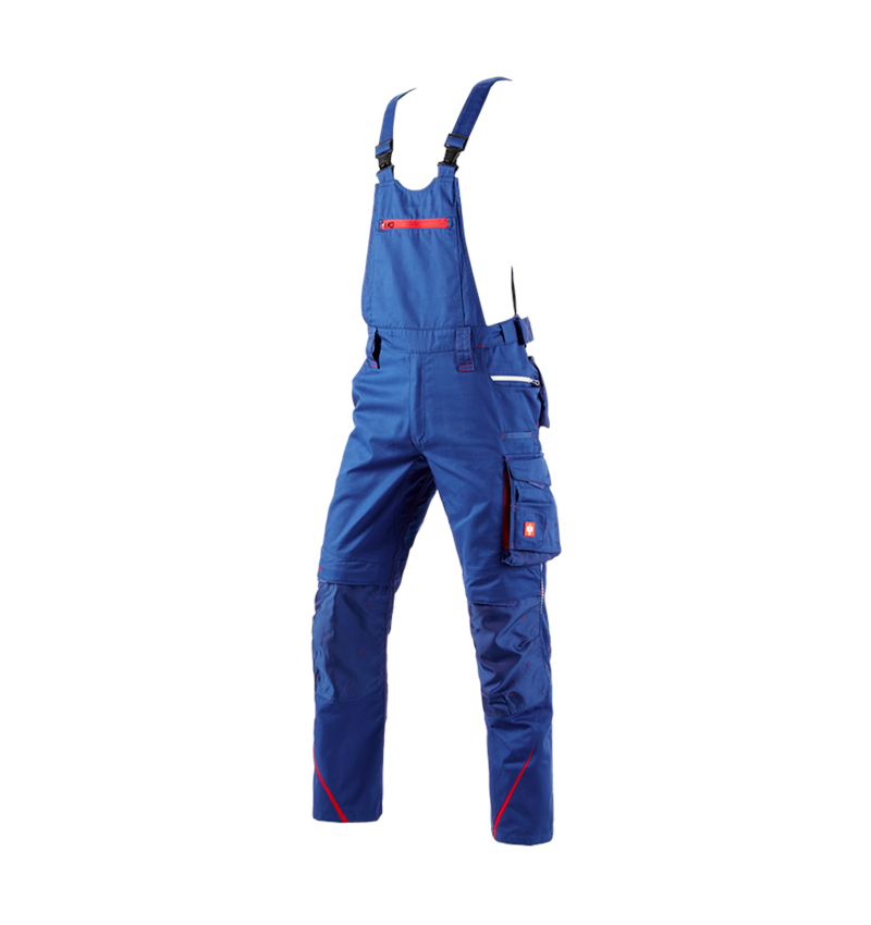 Truhlář / Stolař: Kalhoty s laclem e.s.motion 2020 + modrá chrpa/ohnivě červená 2