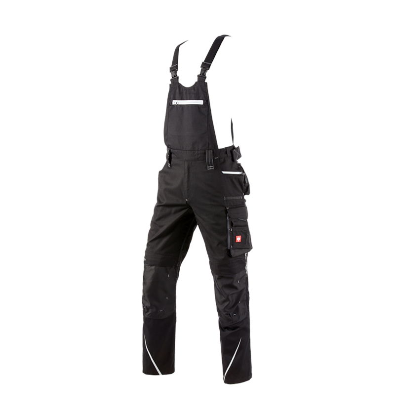 Pracovní kalhoty: Kalhoty s laclem e.s.motion 2020 + černá/platinová 2