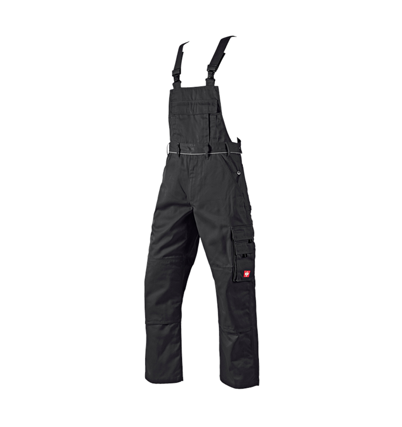 Pracovní kalhoty: Kalhoty s laclem e.s.classic + černá 2