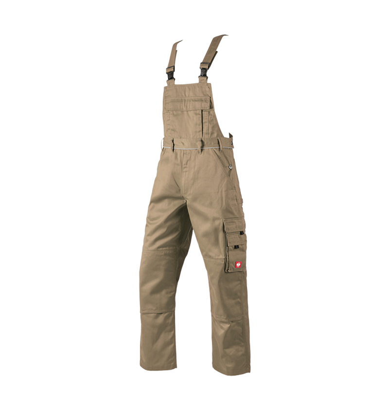 Pracovní kalhoty: Kalhoty s laclem e.s.classic + khaki 3