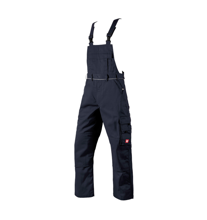 Pracovní kalhoty: Kalhoty s laclem e.s.classic + tmavomodrá 3