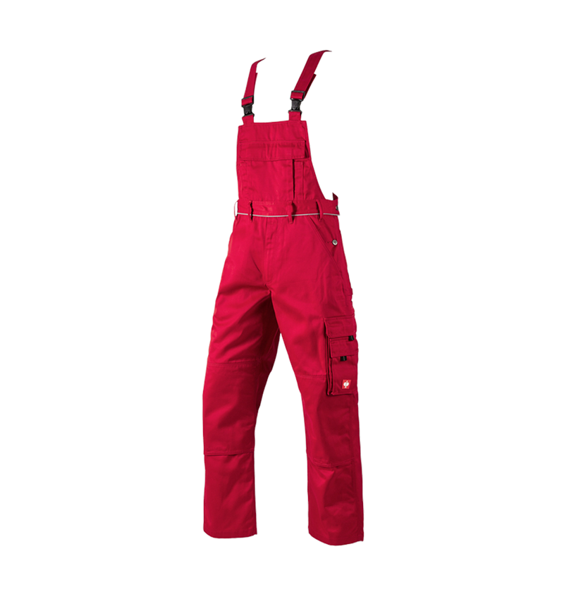 Instalatéři: Kalhoty s laclem e.s.classic + červená 2