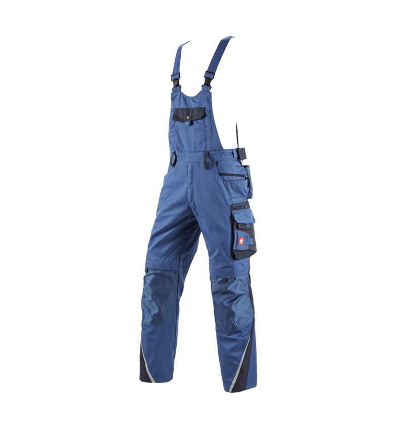 Pracovní kalhoty: Kalhoty s laclem e.s.motion + kobalt/pacifik 2