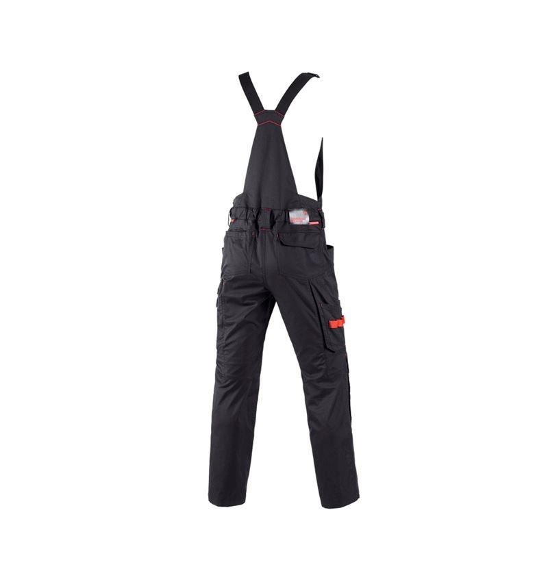 Pracovní kalhoty: Kalhoty s laclem e.s.concrete light allseason + černá 4