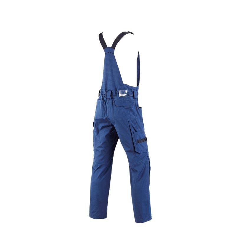 Pracovní kalhoty: Kalhoty s laclem e.s.concrete solid + alkalická modrá 3