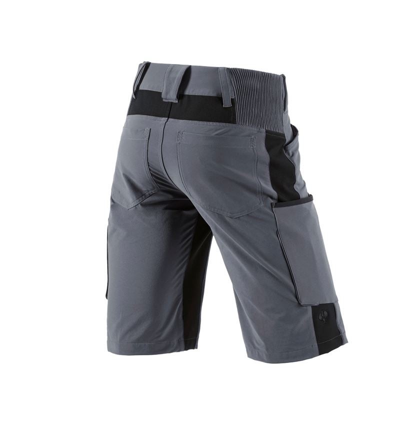 Pracovní kalhoty: Šortky e.s.vision stretch, pánské + šedá/černá 2