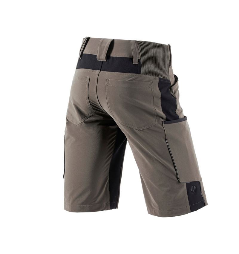 Pracovní kalhoty: Šortky e.s.vision stretch, pánské + kámen/černá 3