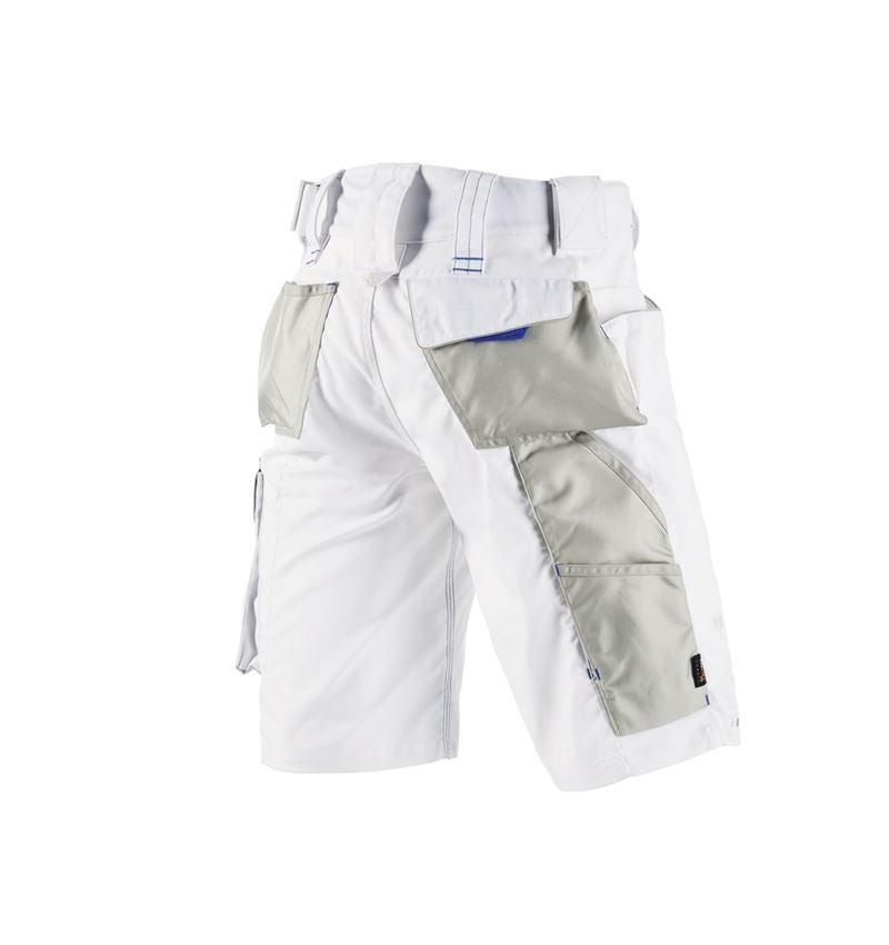 Pracovní kalhoty: Šortky e.s.motion 2020 + bílá/enciánově modrá 3