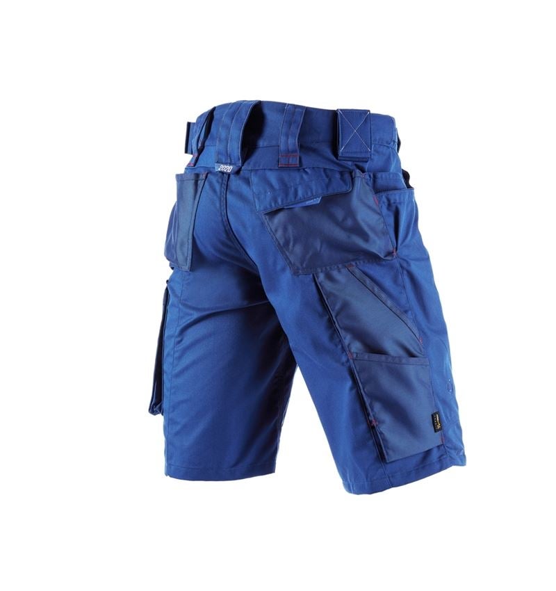 Pracovní kalhoty: Šortky e.s.motion 2020 + modrá chrpa/ohnivě červená 3