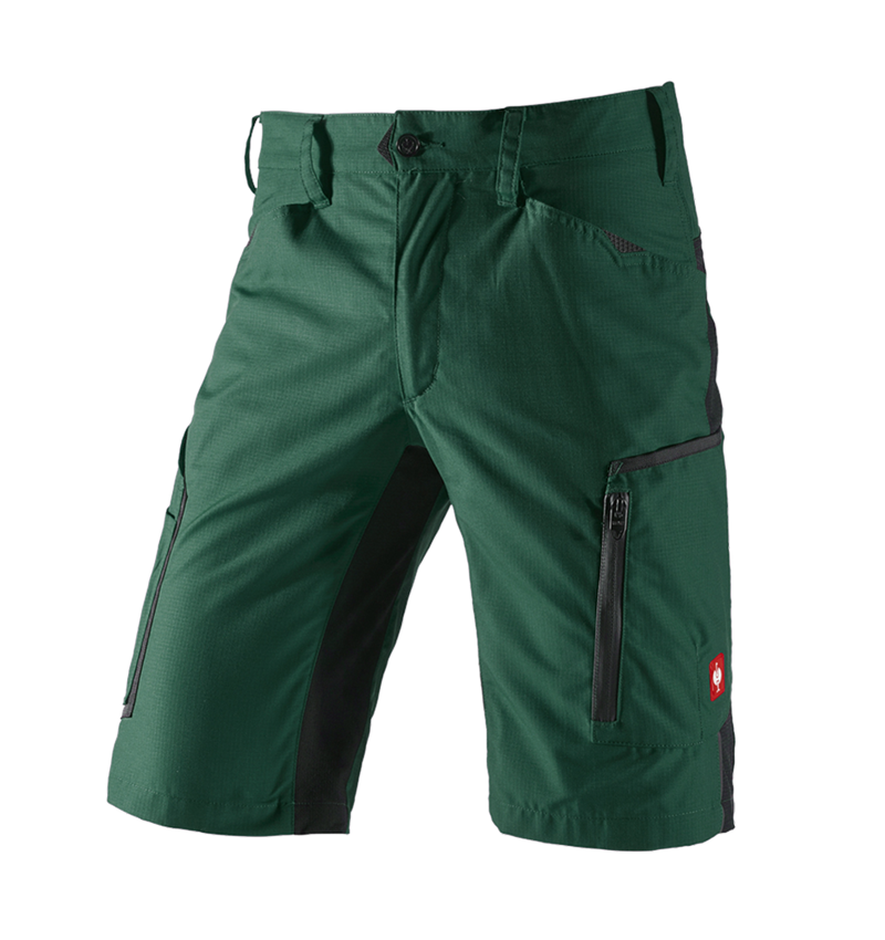 Pracovní kalhoty: Šortky e.s.vision, pánské + zelená/černá 2