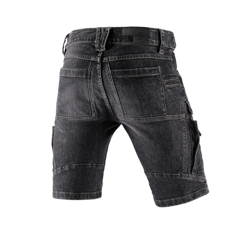 Pracovní kalhoty: e.s. Pracovní džínové šortky cargo POWER denim + blackwashed 3