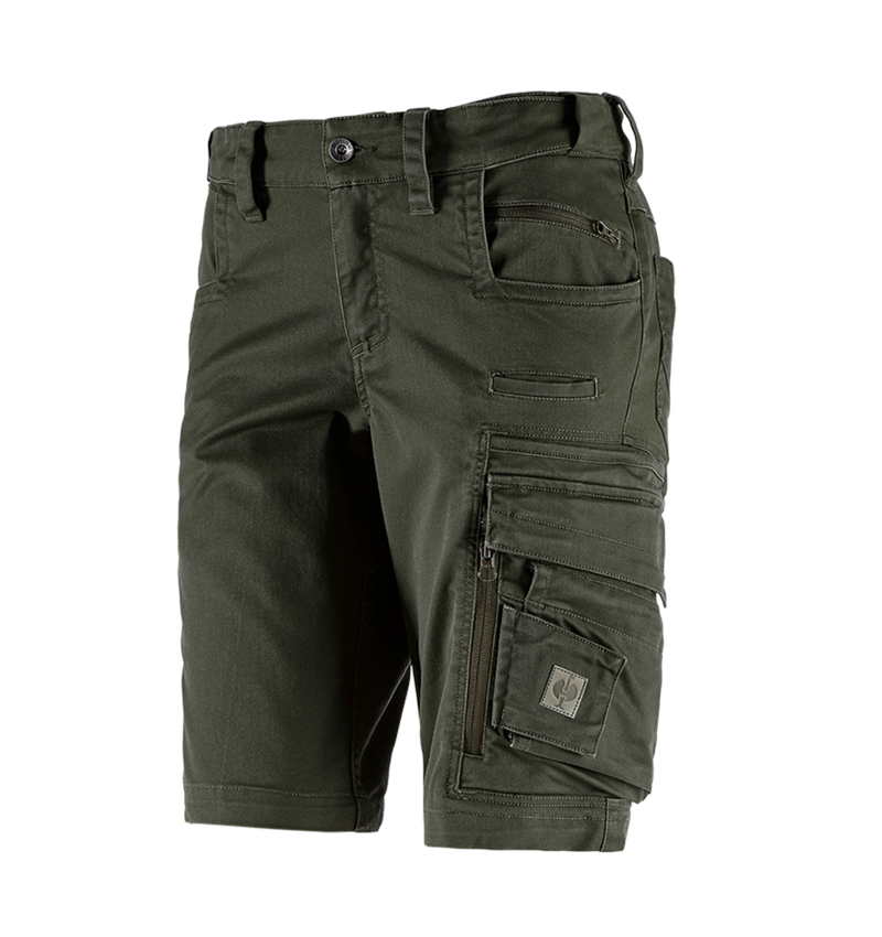 Pracovní kalhoty: Šortky e.s.motion ten, dámské + maskovací zelená 2