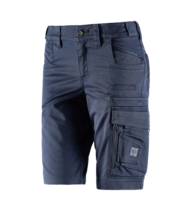 Pracovní kalhoty: Šortky e.s.motion ten, dámské + břidlicová modrá 2