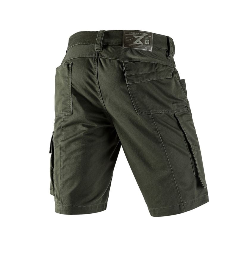 Pracovní kalhoty: Šortky e.s.motion ten + maskovací zelená 3