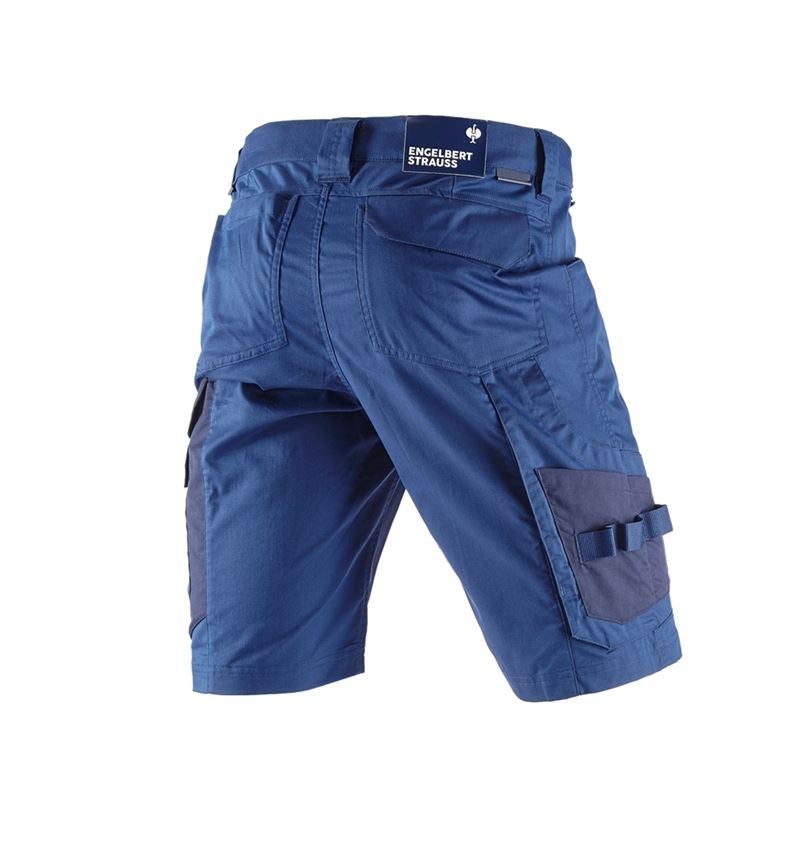 Pracovní kalhoty: Šortky e.s.concrete light + alkalická modrá/hlubinněmodrá 4