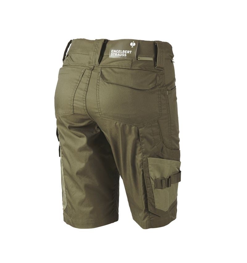 Pracovní kalhoty: Šortky e.s.concrete light, dámské + bahnitá zelená/kavylová zelená 3