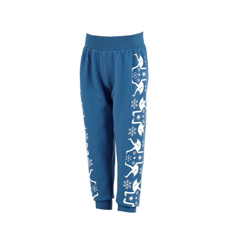 Pro nejmenší: e.s. Norské teplákové kalhoty, dětská + baltická modrá 2