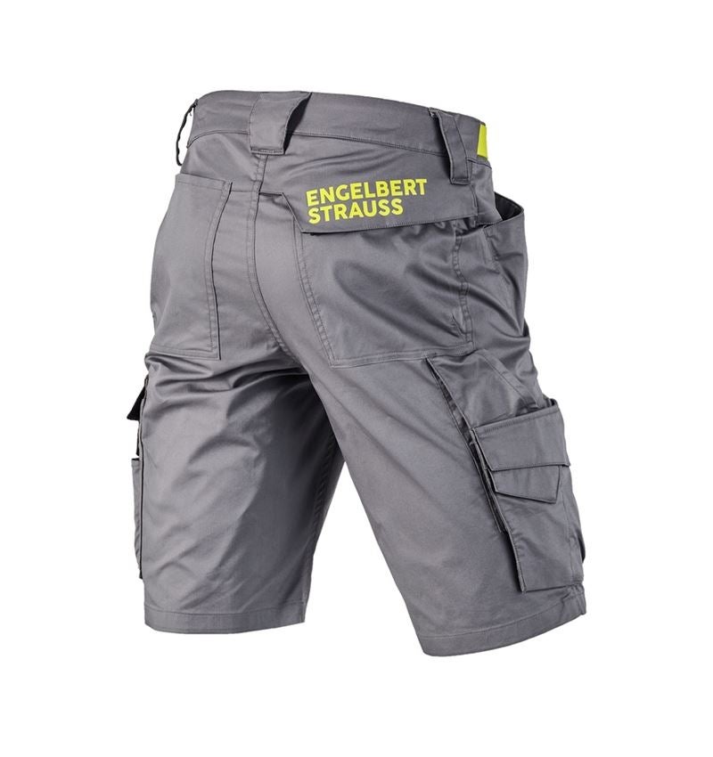 Pracovní kalhoty: Šortky e.s.trail + čedičově šedá/acidově žlutá 3
