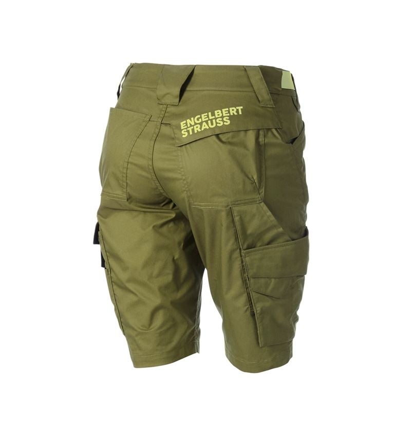 Pracovní kalhoty: Šortky e.s.trail, dámské + jalovcová zelená/citronově zelená 5