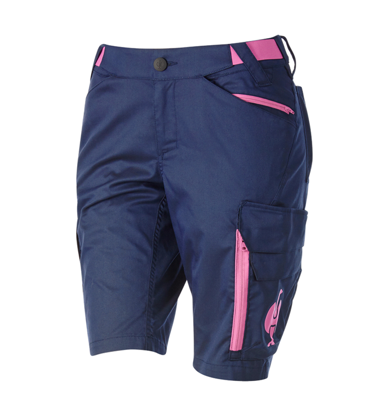 Oděvy: Šortky e.s.trail, dámské + hlubinněmodrá/tara pink 5