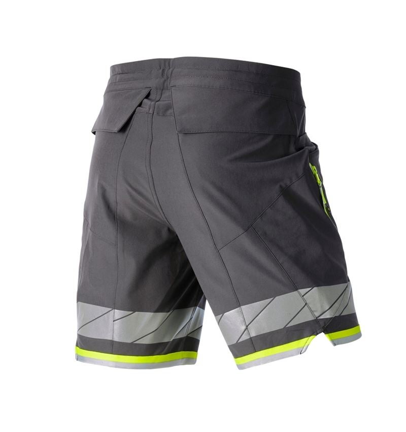 Pracovní kalhoty: Reflex funkční šortky e.s.ambition + antracit/výstražná žlutá 8