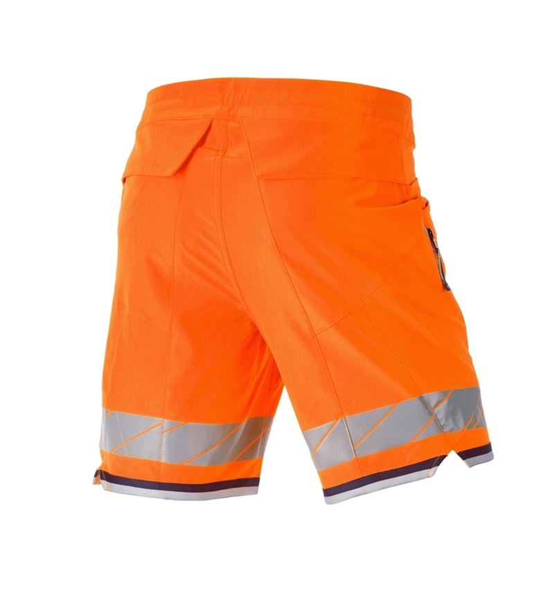 Pracovní kalhoty: Reflex funkční šortky e.s.ambition + výstražná oranžová/tmavomodrá 9