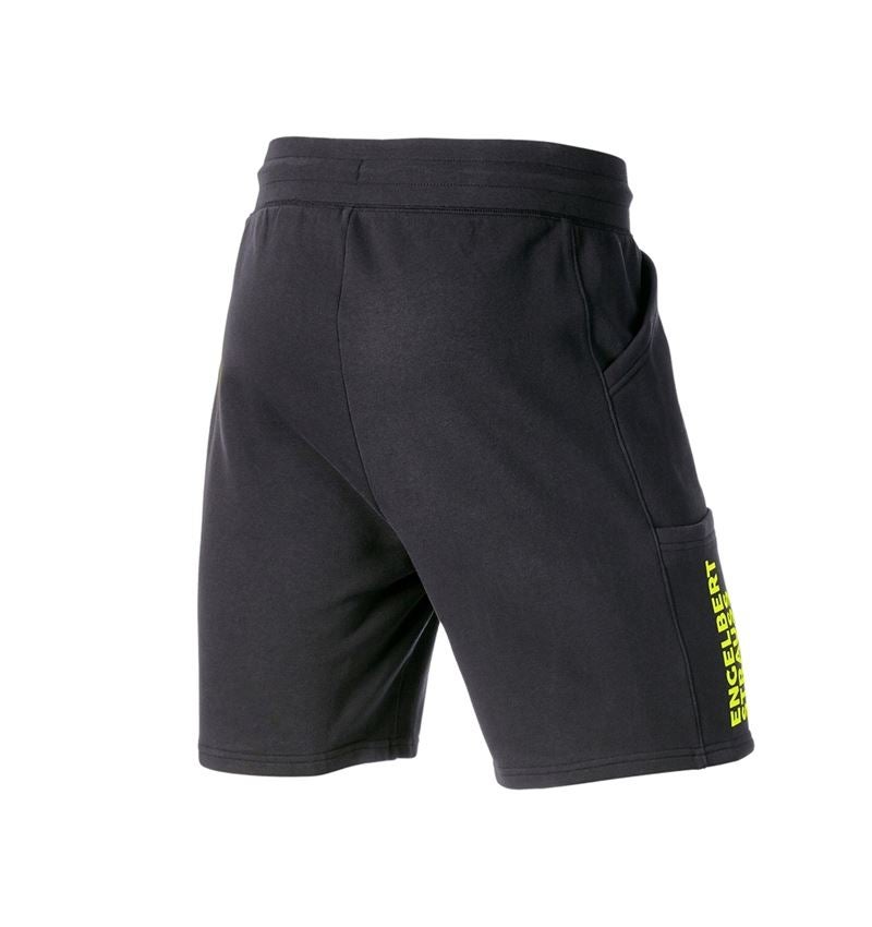 Pracovní kalhoty: Teplákové šortky light e.s.trail + černá/acidově žlutá 3
