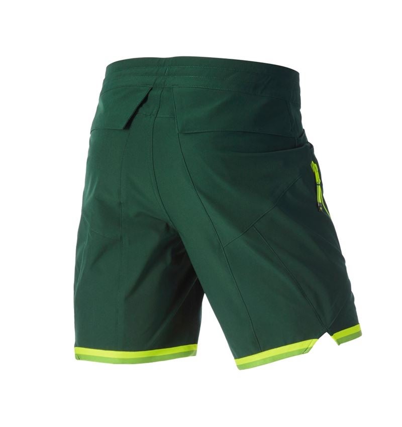 Pracovní kalhoty: Šortky e.s.ambition + zelená/výstražná žlutá 7