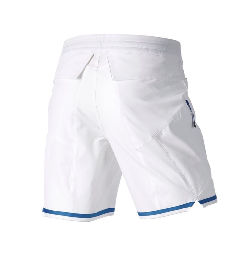 Pracovní kalhoty: Šortky e.s.ambition + bílá/enciánově modrá 9