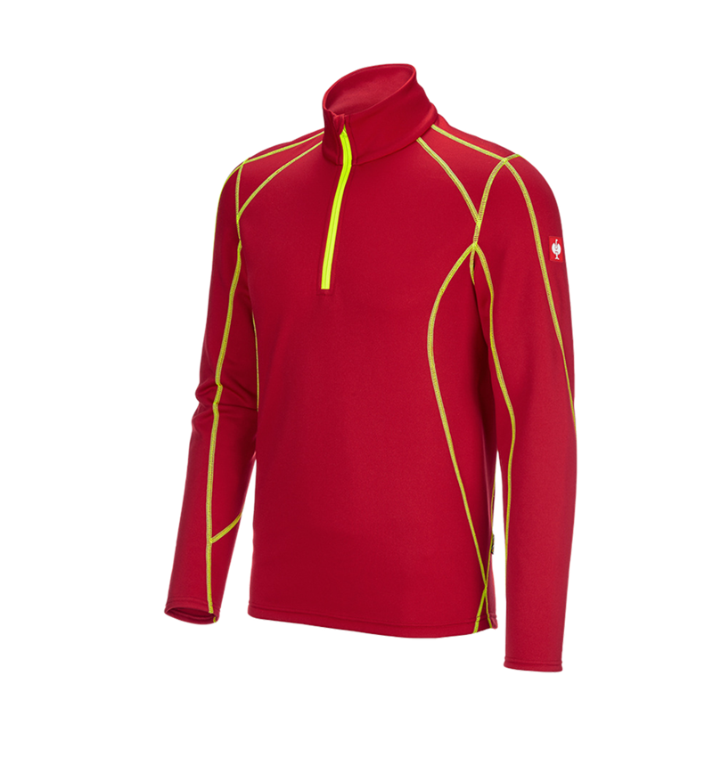 Trička, svetry & košile: Funkční-Troyer thermo stretch e.s.motion 2020 + ohnivě červená/výstražná žlutá 2