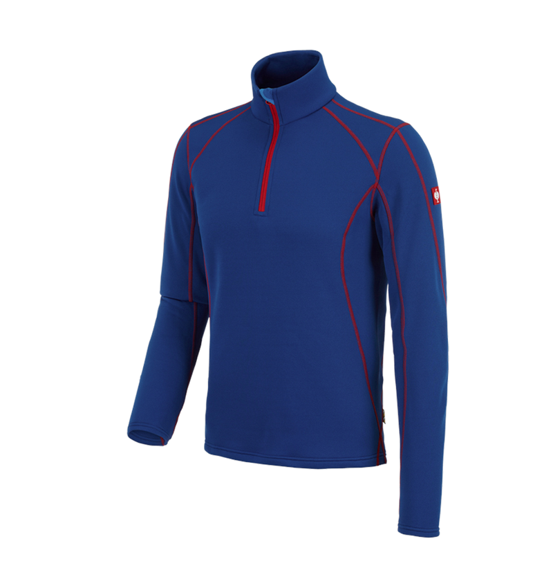Trička, svetry & košile: Funkční-Troyer thermo stretch e.s.motion 2020 + modrá chrpa/ohnivě červená 2