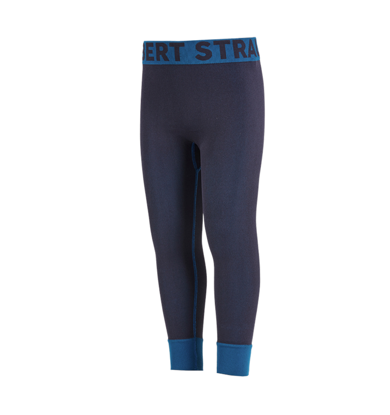 Funkční spodní prádlo: e.s. Funkční-Long Pants semaless - warm, dětská + tmavomodrá 2