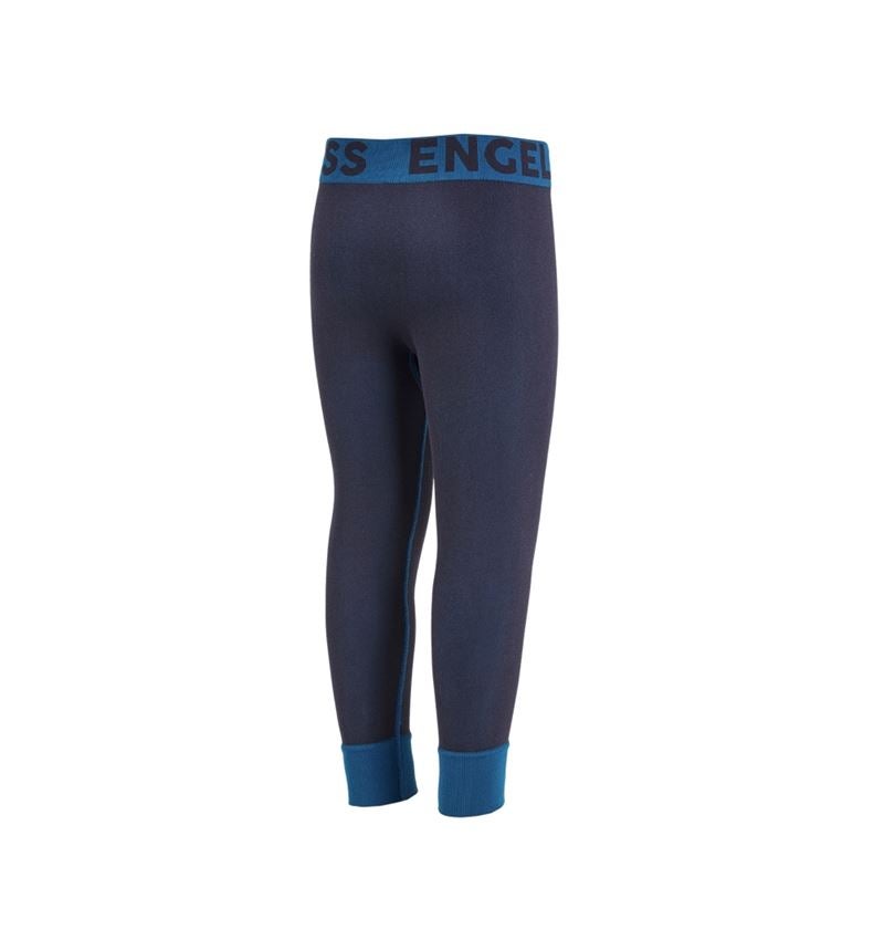 Funkční spodní prádlo: e.s. Funkční-Long Pants semaless - warm, dětská + tmavomodrá 3